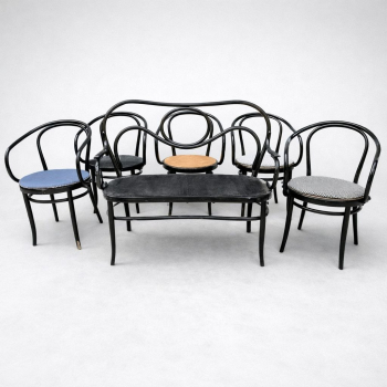 Венский диванчик Тонет и пять кресел