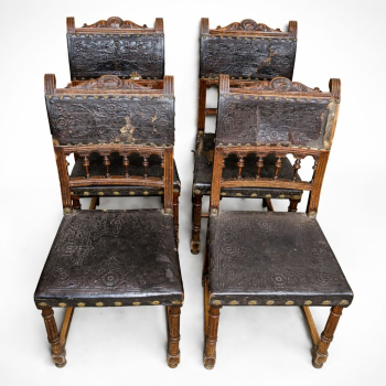 Четыре антикварных стула 19в.